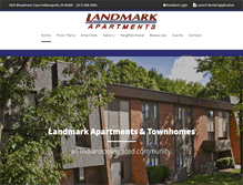 Tablet Screenshot of landmark-indy.com